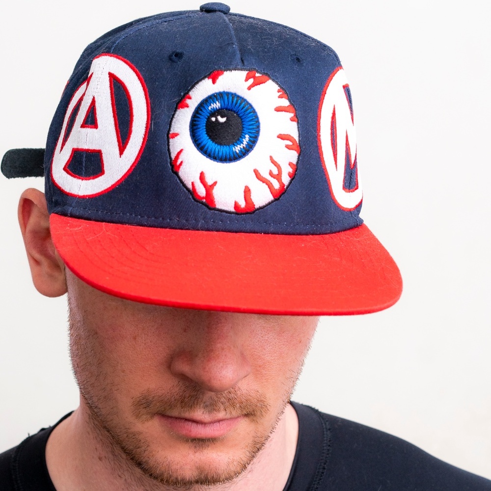 Mishka NYC Men's Adjustable Eyeball Cap